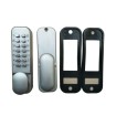 PUSH BUTTON on 1 SIDE - SECURITY LOCK - Black or Silver or White locks
