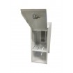 Hamptons Style White Letterbox  Extendable