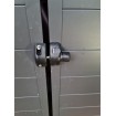 Magnetic Gate Lock Side Pull - Moulded Plastic locks for Gates Keys - BLACK or WHITE