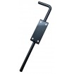 Drop Bolts for Gates Doors in Black, White or Dark Grey 300mm long Security Snibs