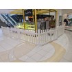 960h Post Picket PVC Fence **Pickup** White Temporary Portable Fencing Events