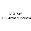 152mm x 22mm Rectangle Slat 2000mm PVC 