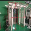 Entrance Arbour *DELIVERED* in White Polymer – Hamptons Look – Garden Arbor PVC