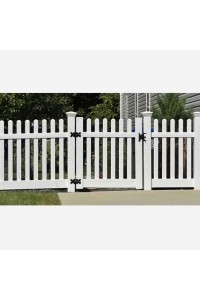 Picket Gate 800 wide x 990 high **Delivered** Temporary PVC Polymer Event Gates - Portable