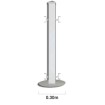 Picket Fence 1000 wide x 990 high **Pickup** Temporary PVC Polymer Event Fencing - Portable