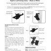 GATE LATCH Black FOR PVC, POLYMER or VINYL FENCING