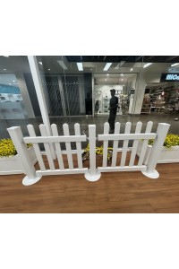 Picket Fence 1000 wide x 990 high **Pickup** Temporary PVC Polymer Event Fencing - Portable