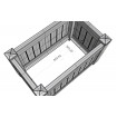 Hamptons PVC Rectangle Planter Box