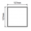 POLYMER PVC Posts cut to size - 127x127mm - Per metre