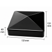 PVC Post Caps 10x Pack 5" Fencing Slimeline Cover 127x127 Posts black